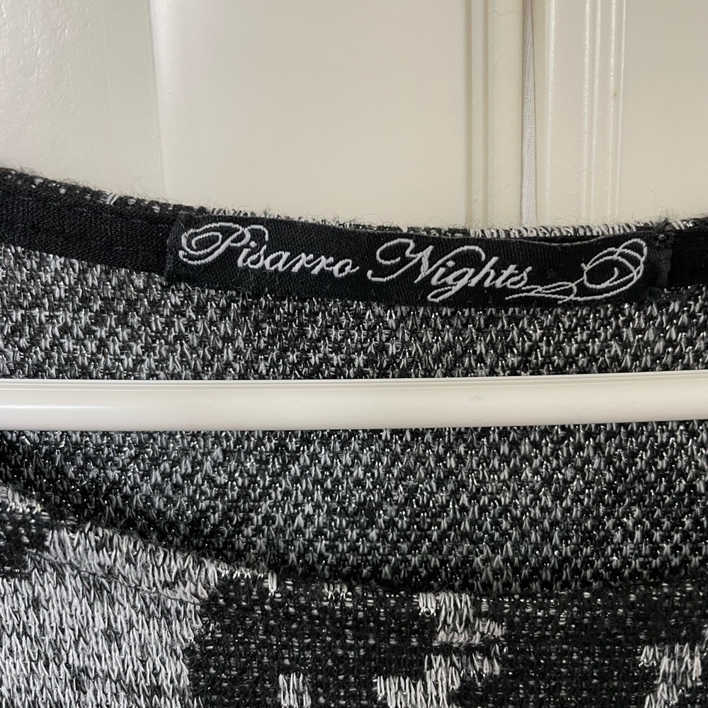 Floral Pattern Dress with Metallic Threads - Picture 2 of 4